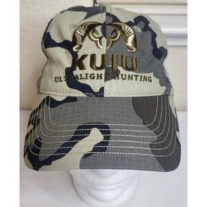 KUIU Ultralight Hunting Baseball Hat Cap Camo Embroidered Adjustable Strap Logo